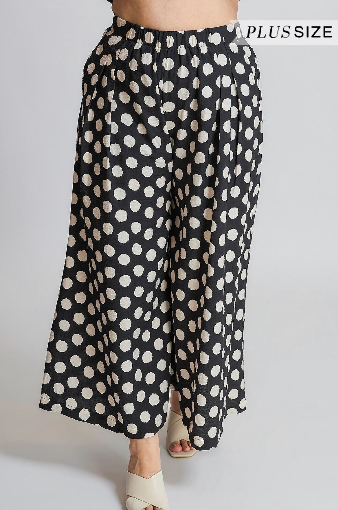 Polka Dot Wide Leg Pants