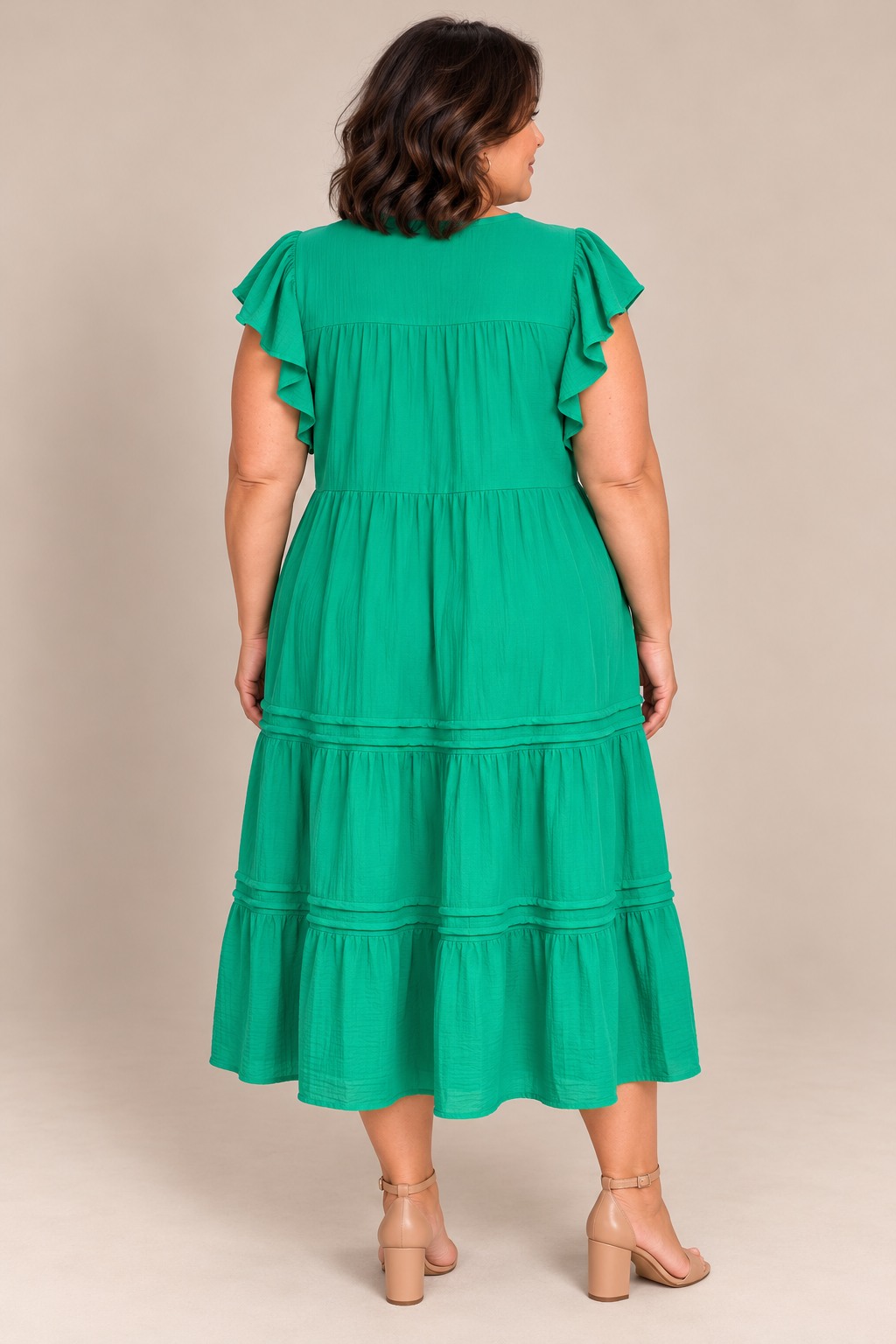 Flutter Sleeve Dress