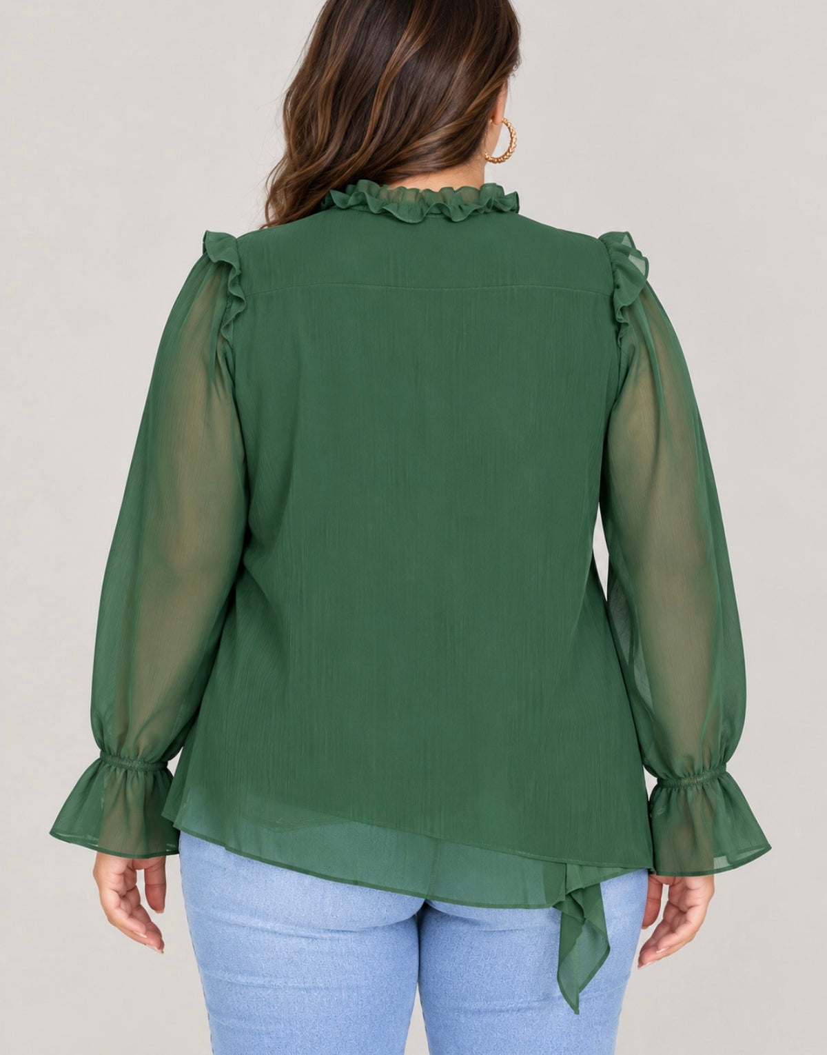 Hunter Ruffle Top