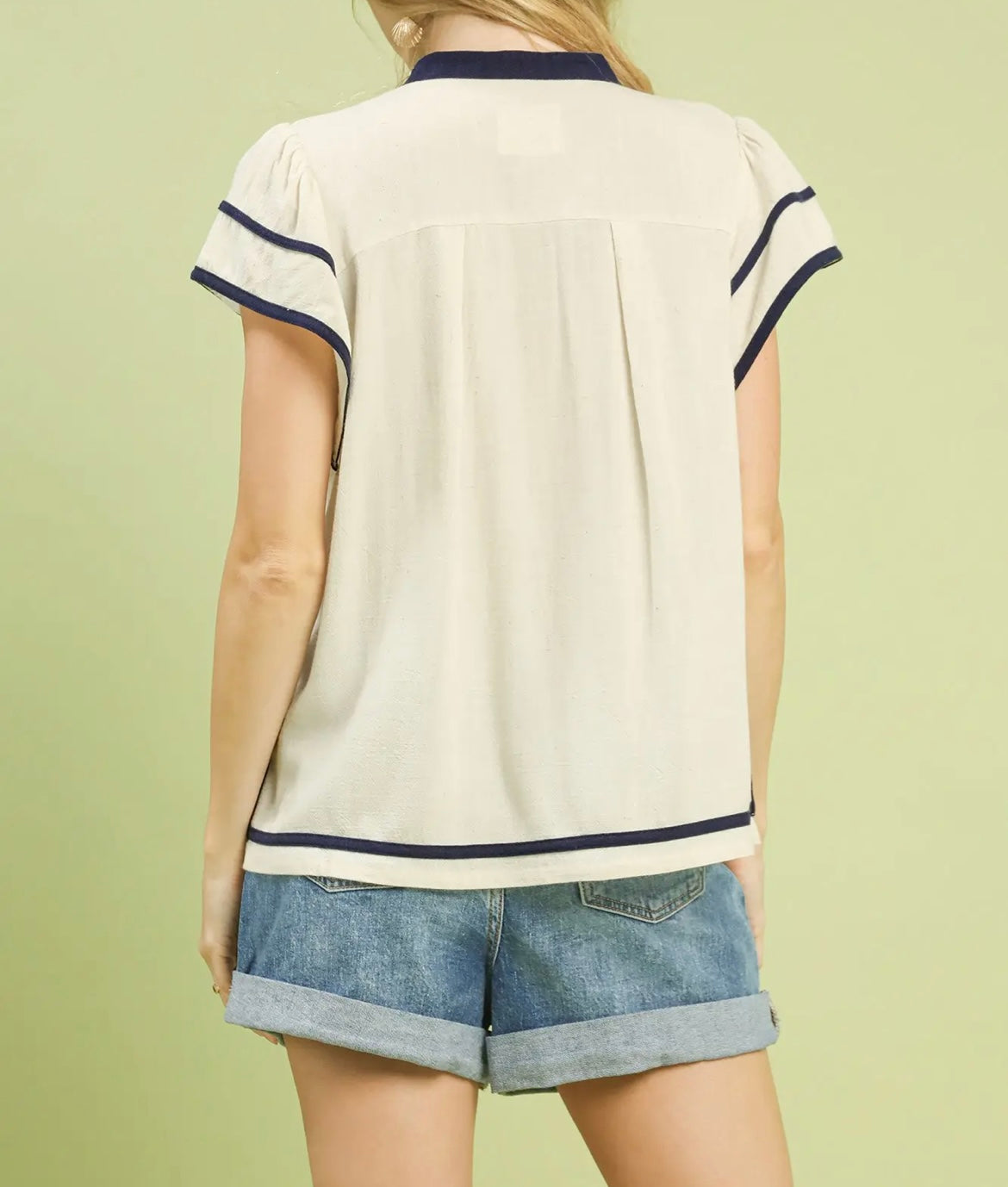 Linen Oatmeal Top