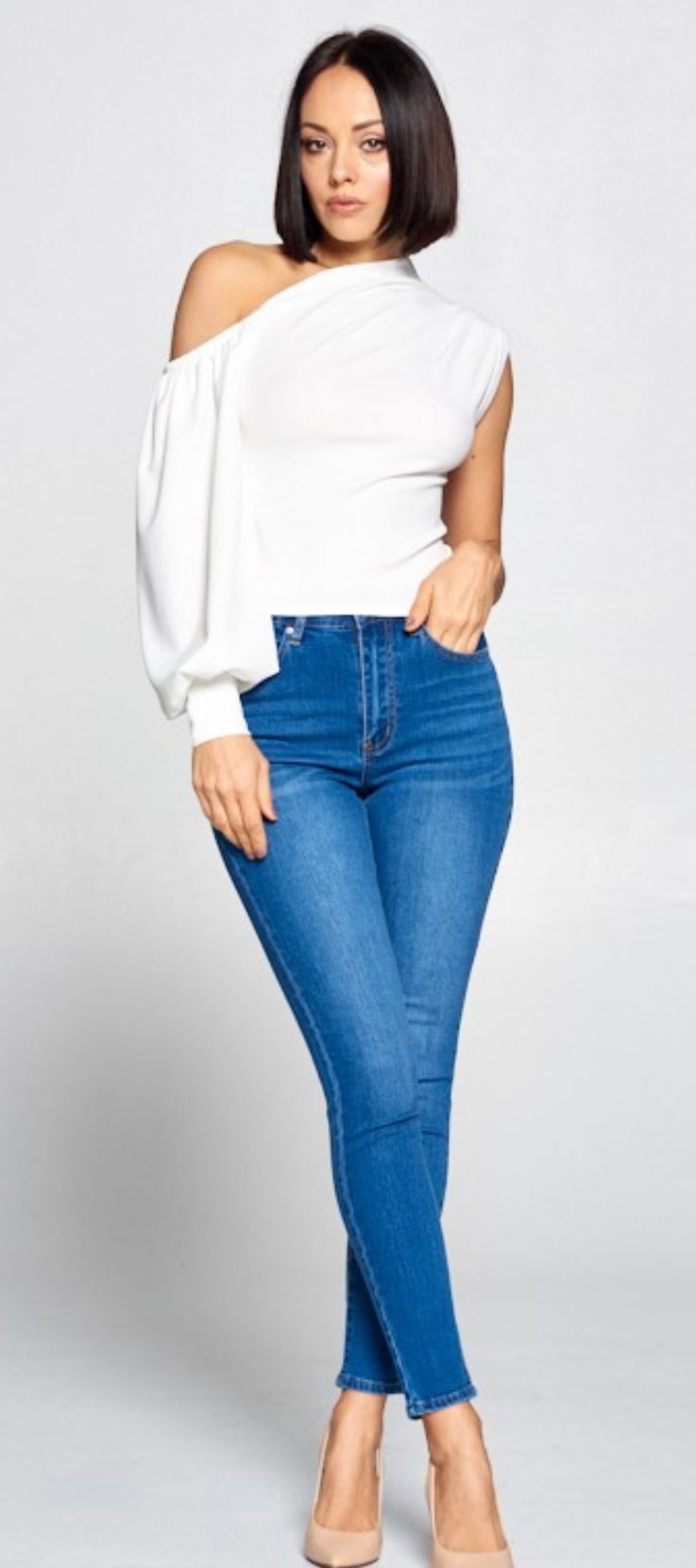 One Shoulder Casual Top