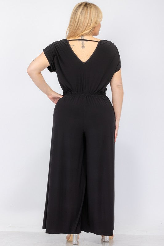 Solid Black Jumpsuit