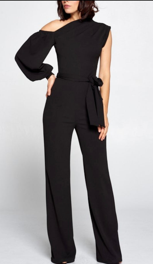 One Shoulder Jumpsuit