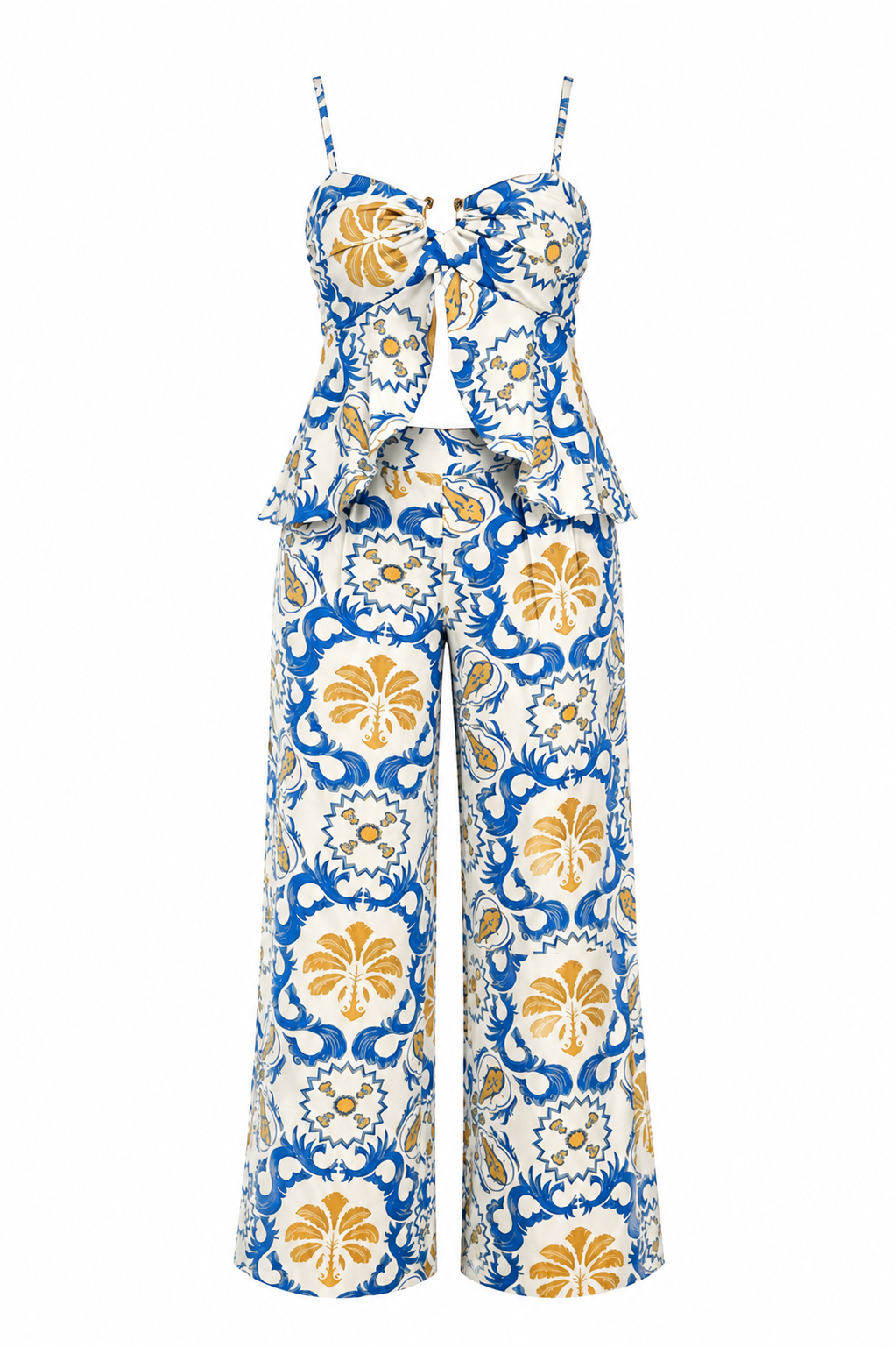 Bandeau Top and Pants Set