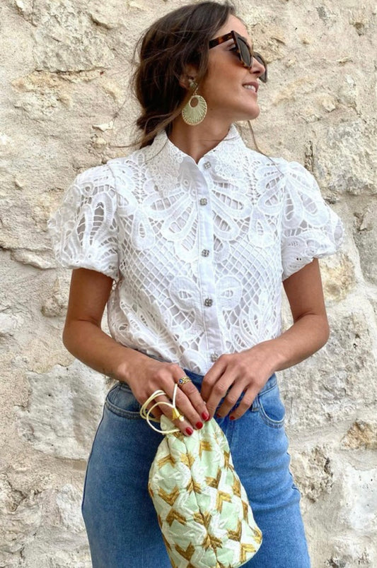 Floral Lace Blouse