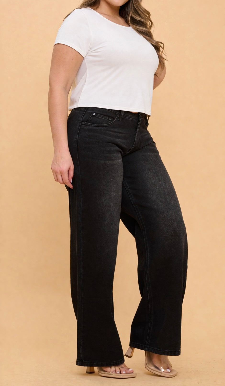 Black Wide Leg Jeans
