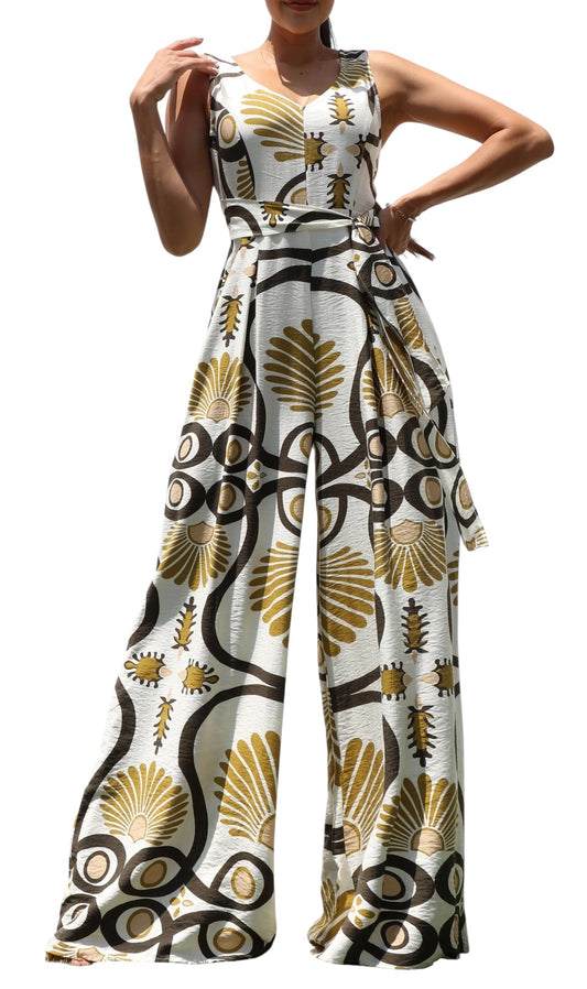 Printed Loose Fit Jumpsuit
