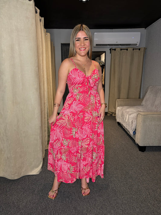 Tie Knot Midi Dress