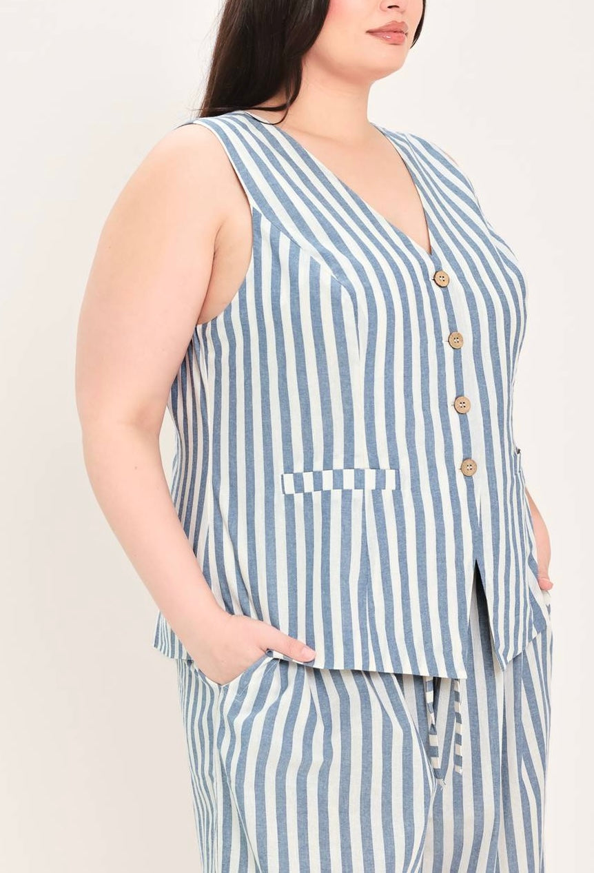 Striped Vest