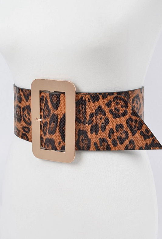 Leopard Plus Size Belt