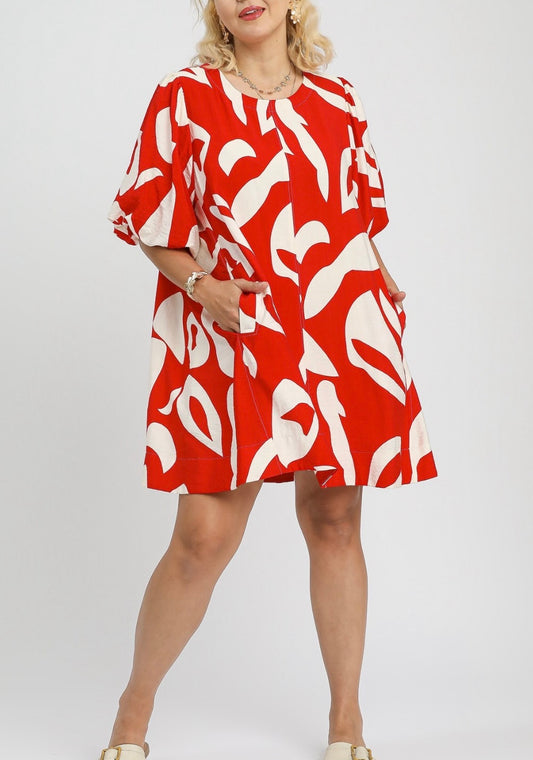 Red Mix Dress