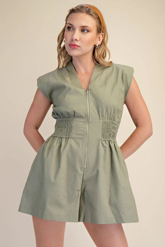 Olive Pretty Romper