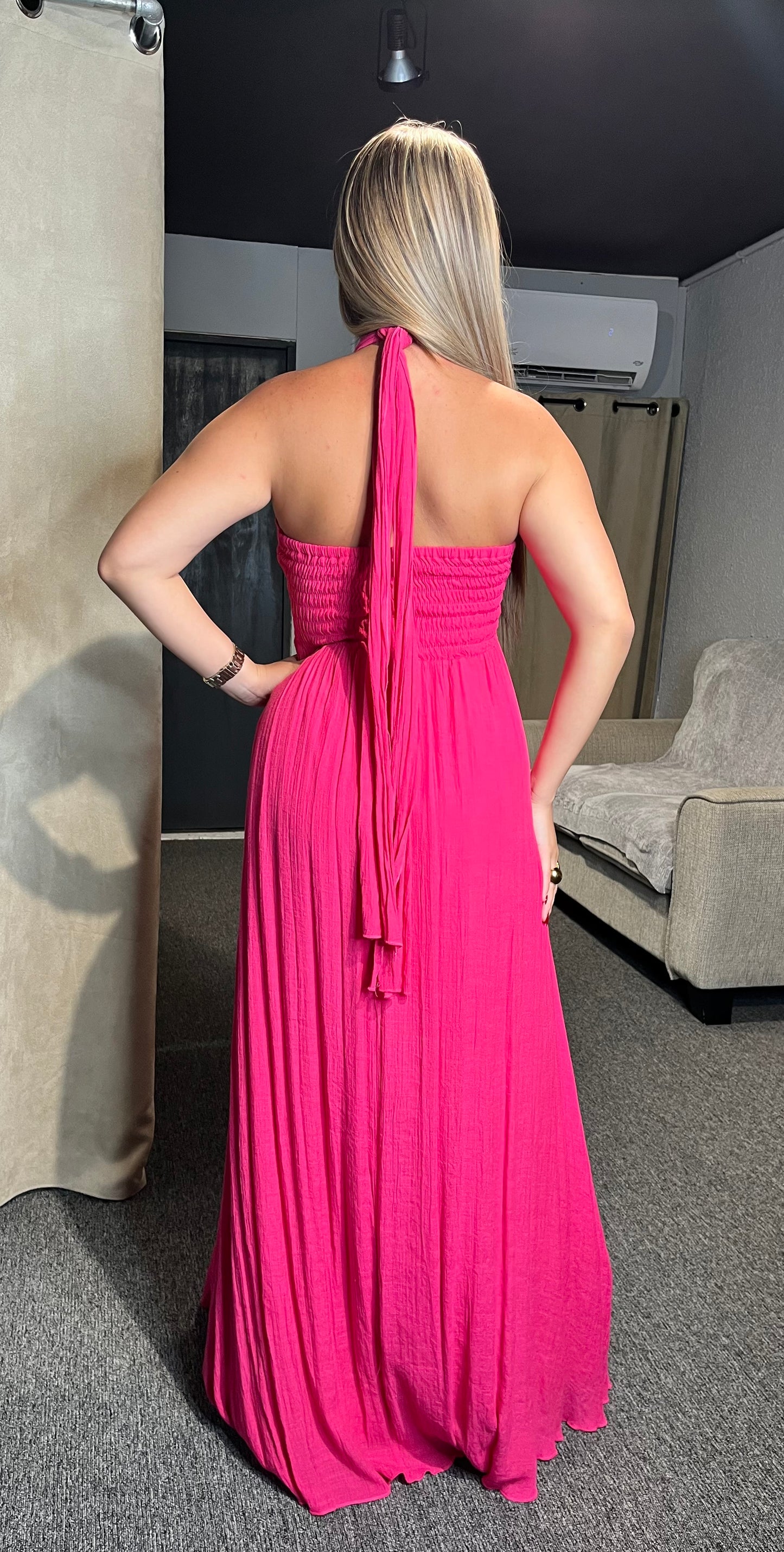 Fuchsia Maxi Dress