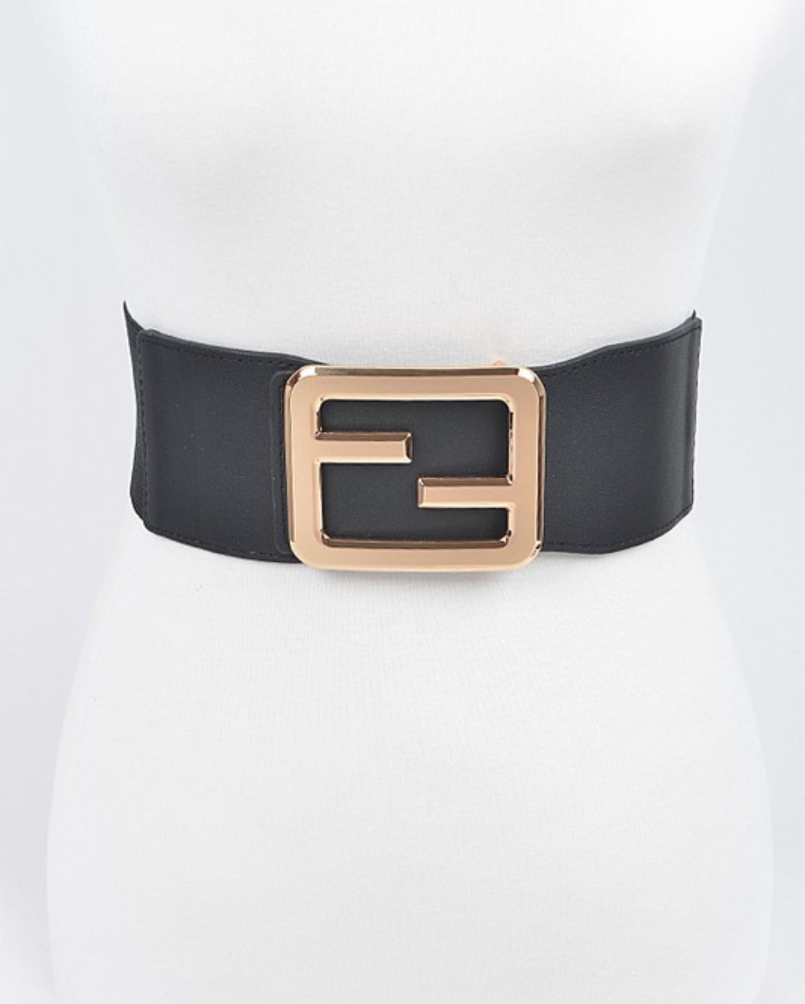 Elastic Black-Gold Belt