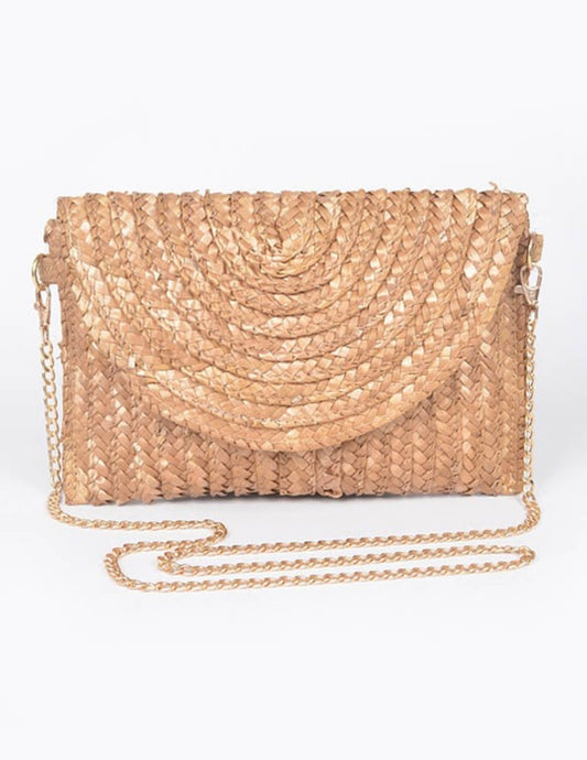 Straw Flap Bag