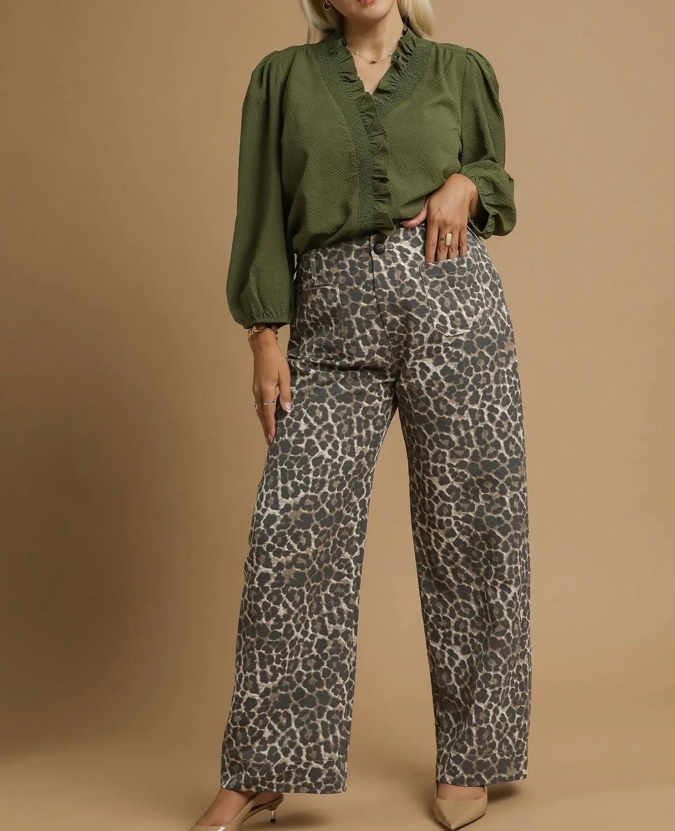 Animal Print Pants