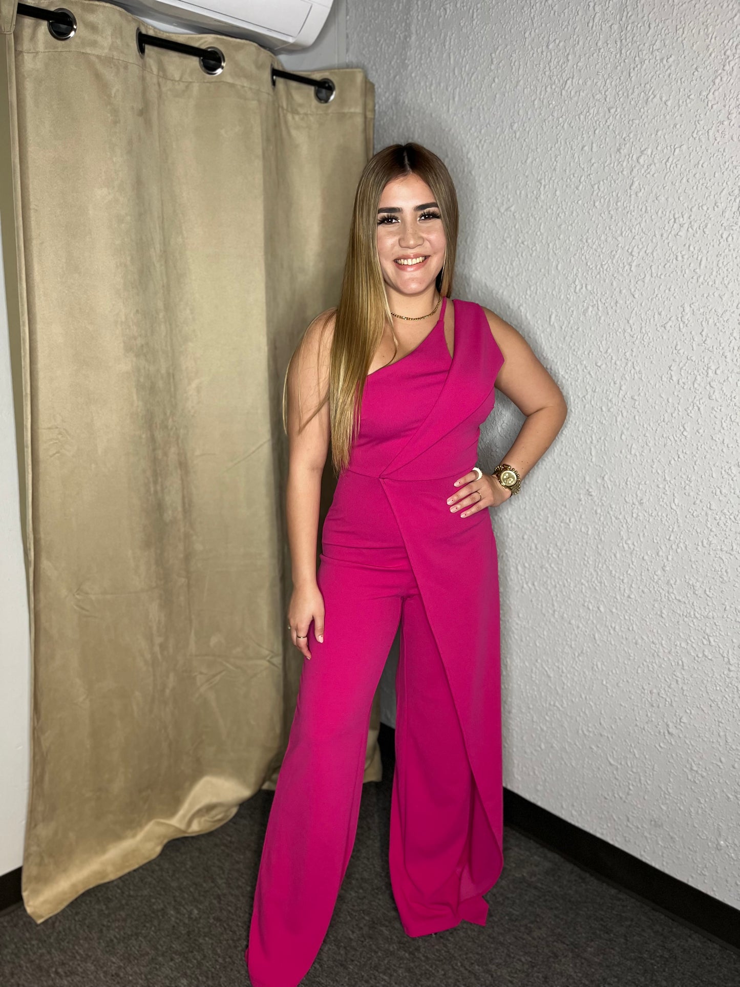 Magenta Jumpsuit