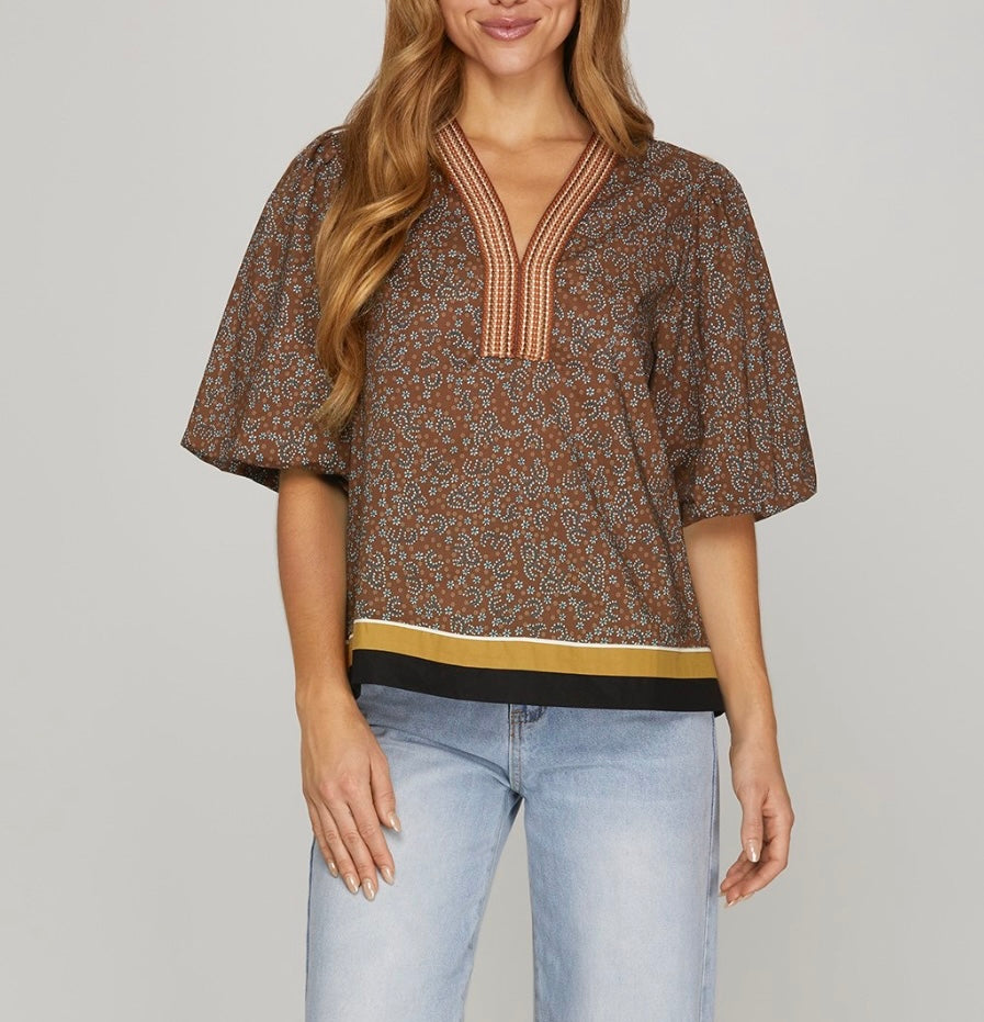 Puff Sleeve Blouse