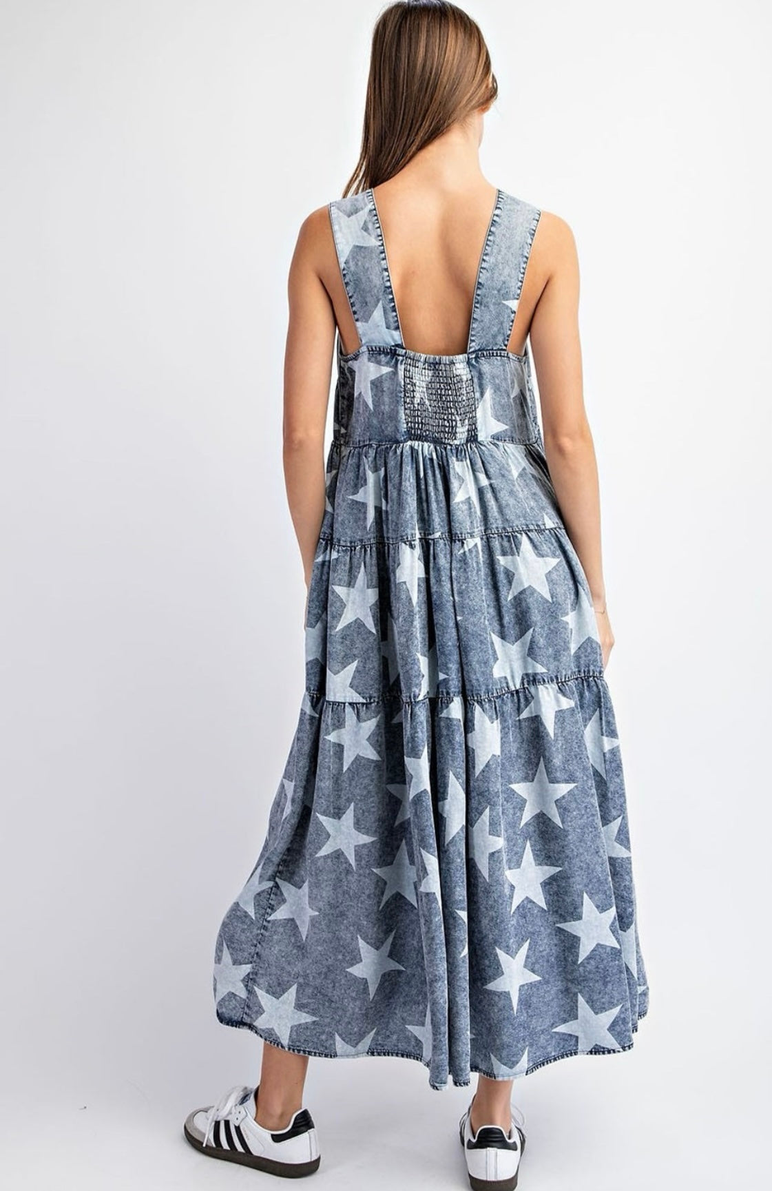 Washed Star Maxi Dress