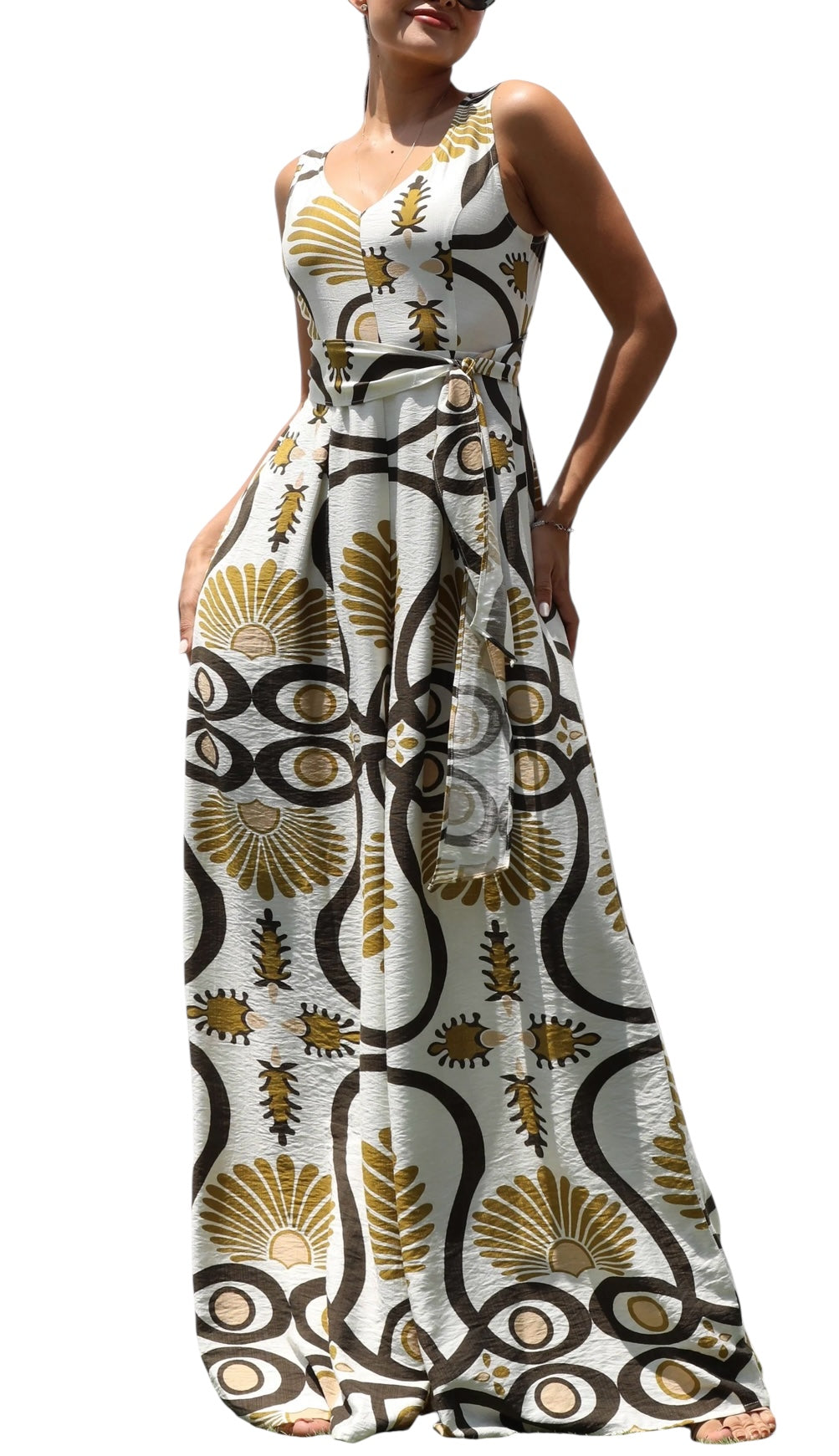 Printed Loose Fit Jumpsuit