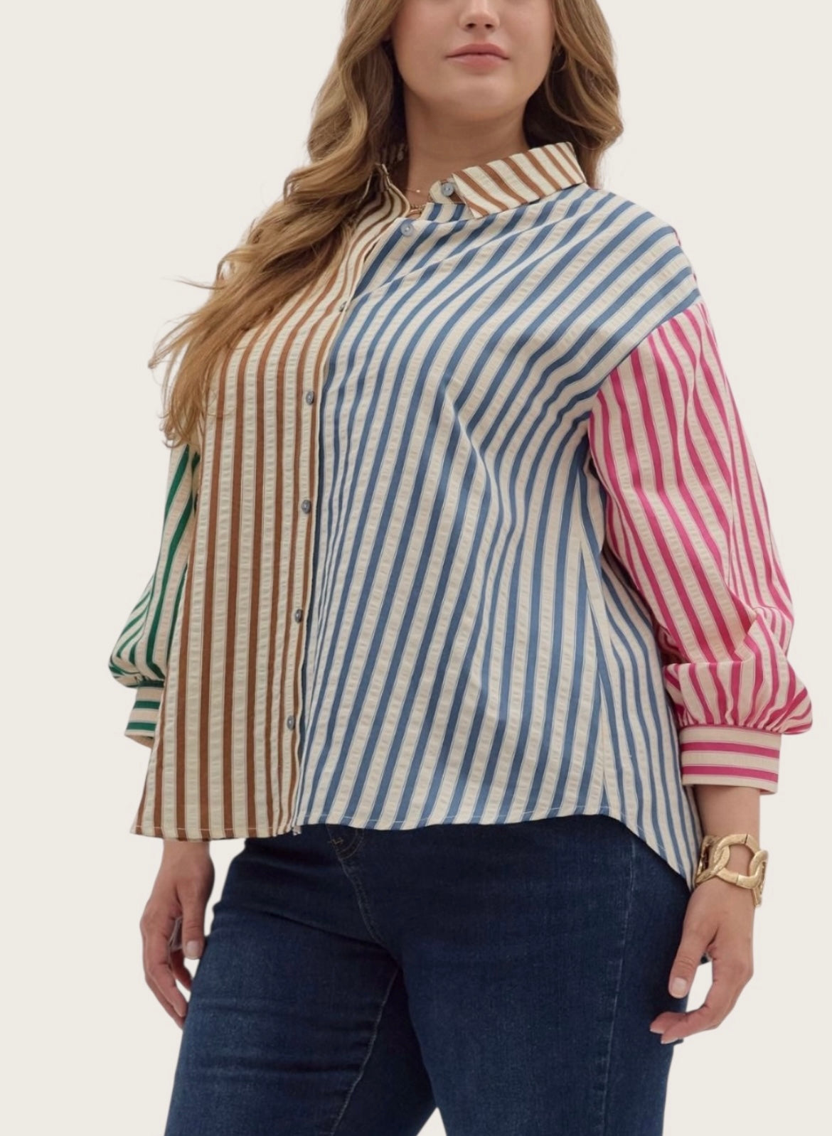 Julie Stripe Blouse