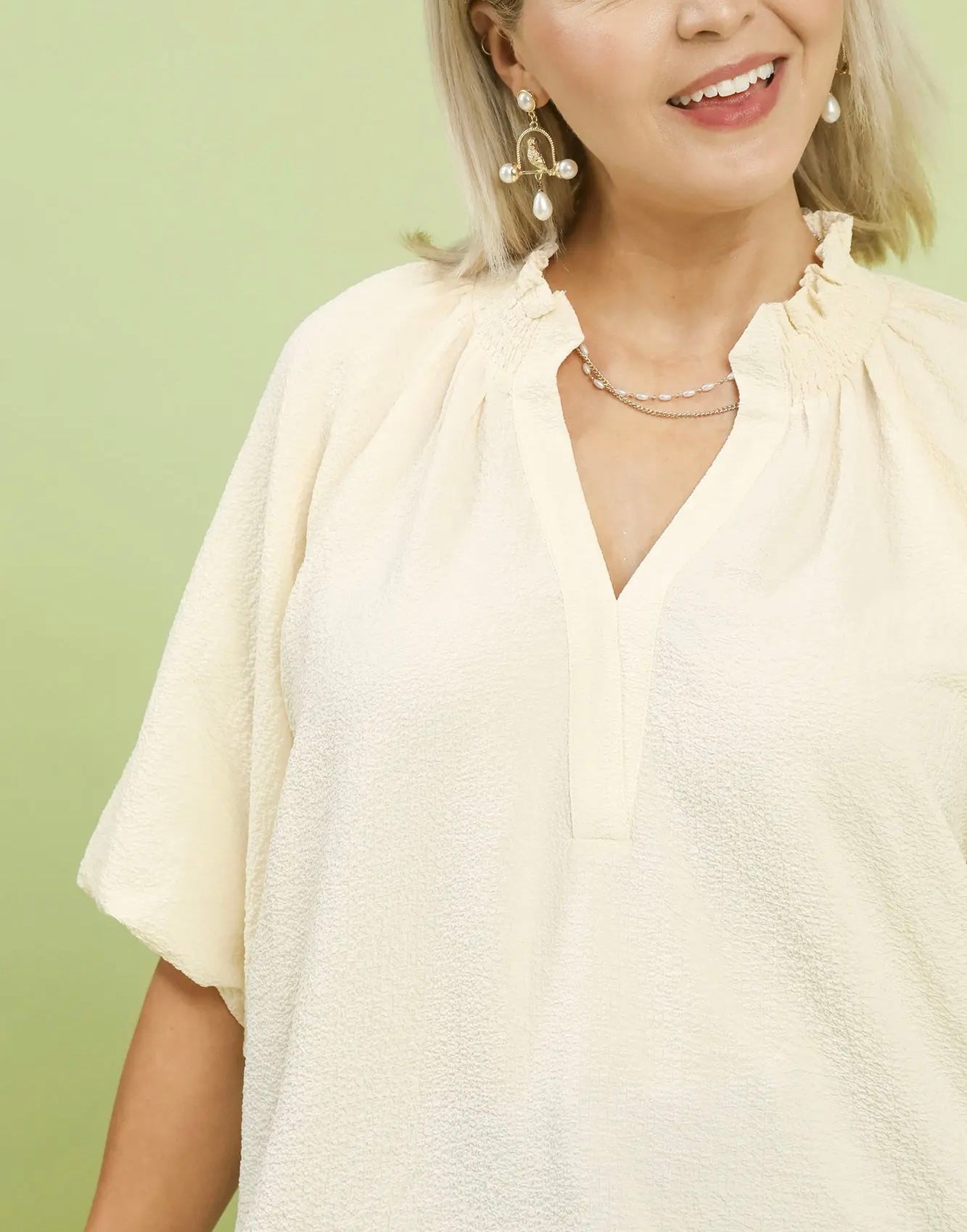 Ecru Blouse