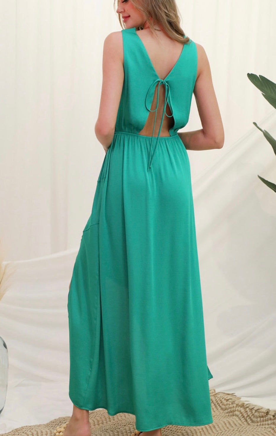 Draped Maxi Dress