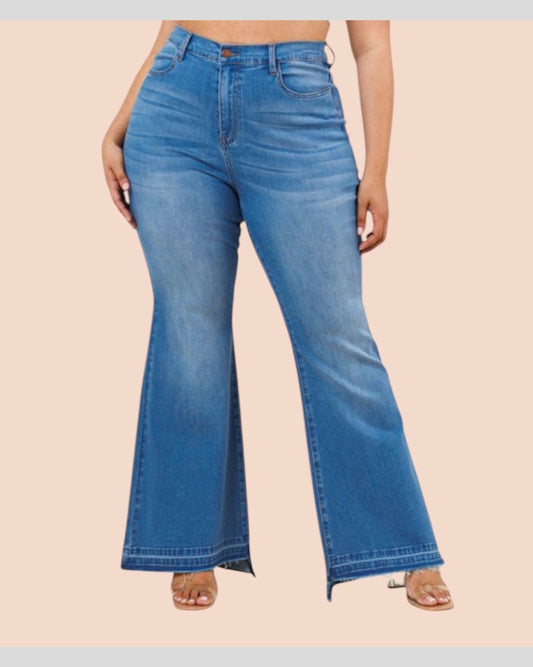 Vibrant Flare Jeans