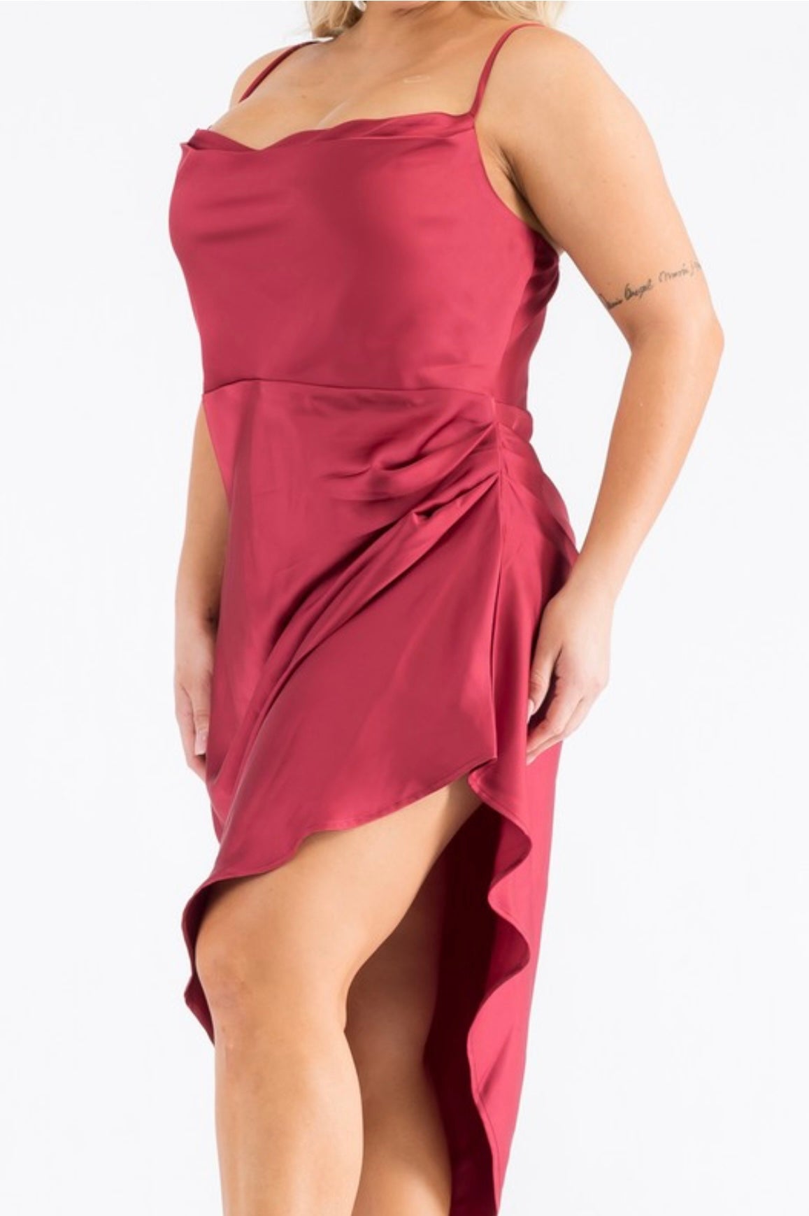 Burgundy Sexy Dress