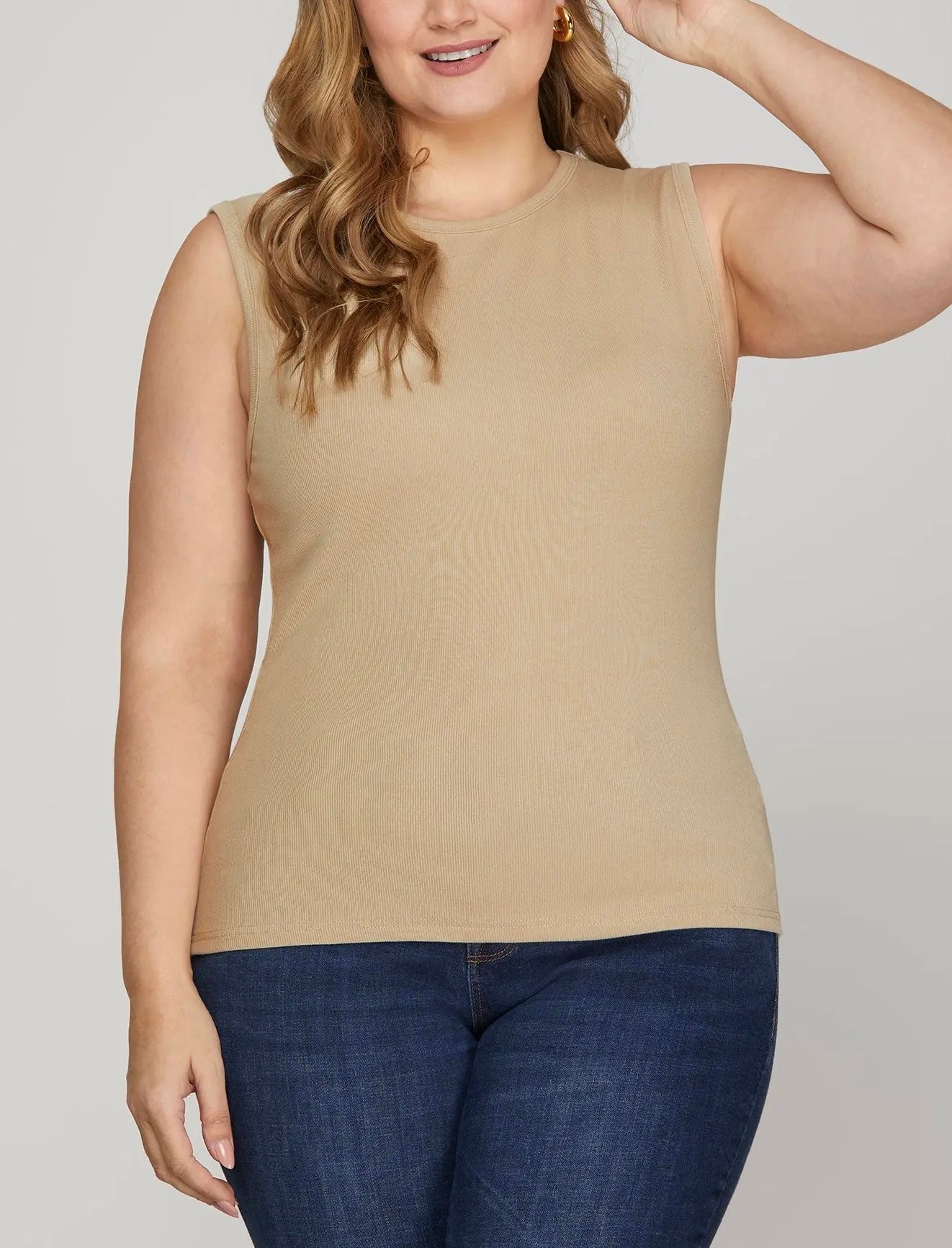 LT Taupe Tank Top
