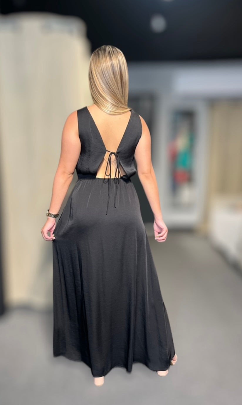 Draped Maxi Dress