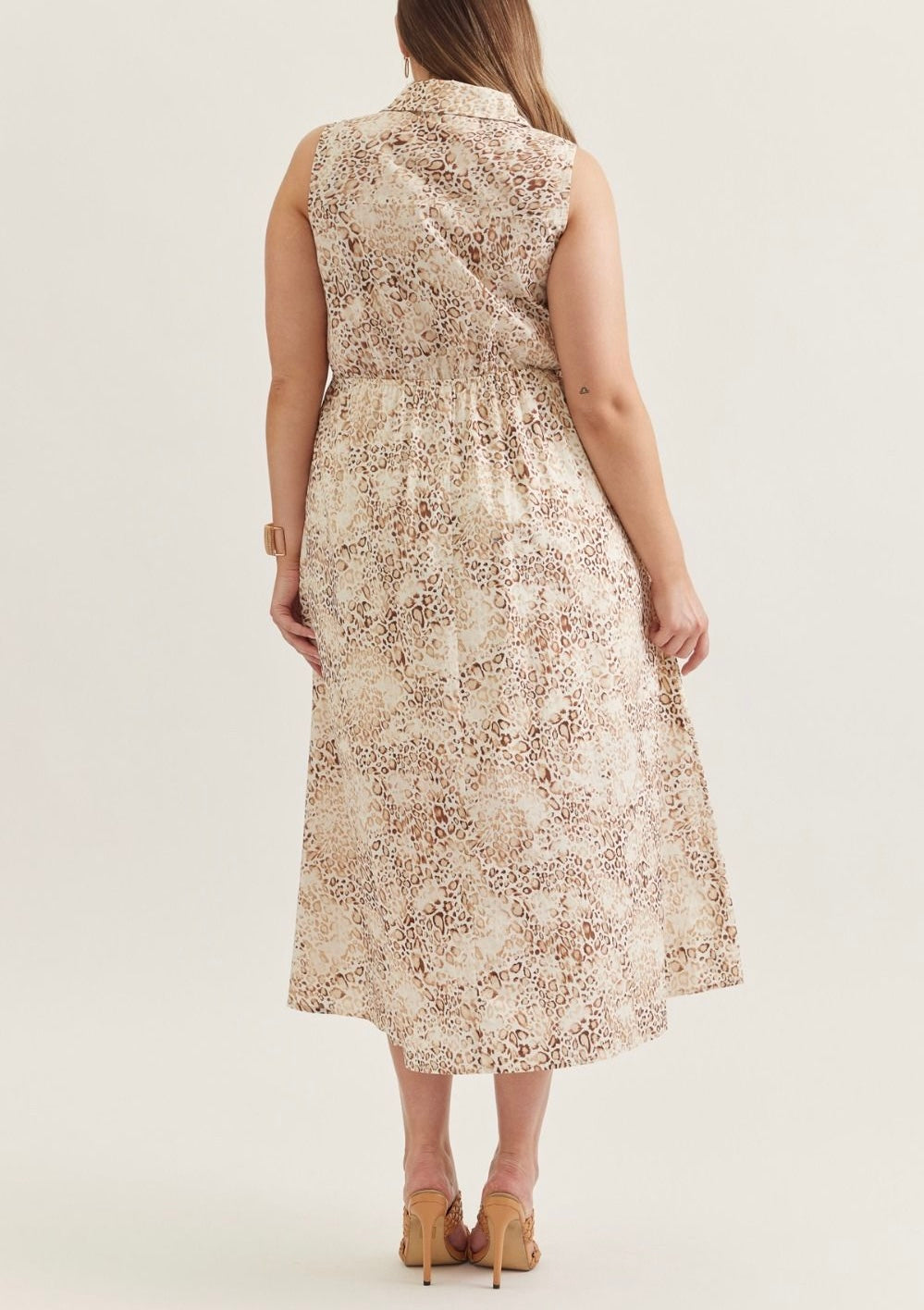 Animal Print Midi Dress