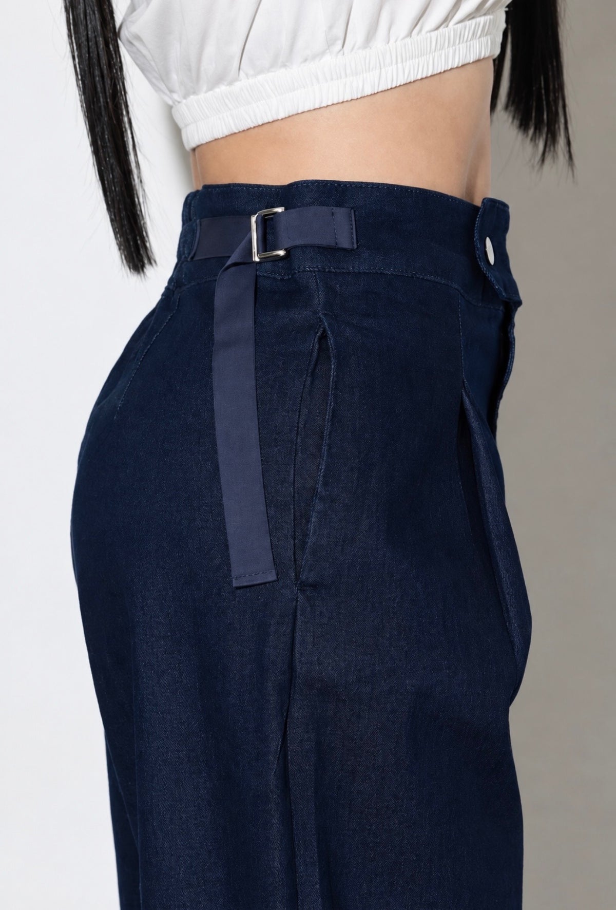 Dark Denim Palazzo Jeans