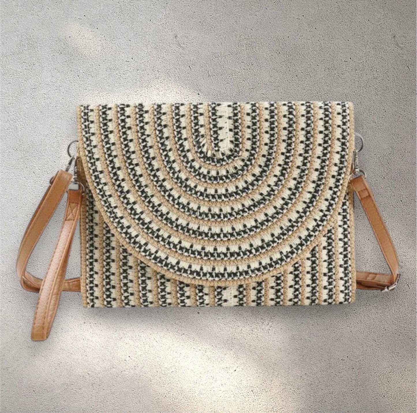 Straw Clutch Bag