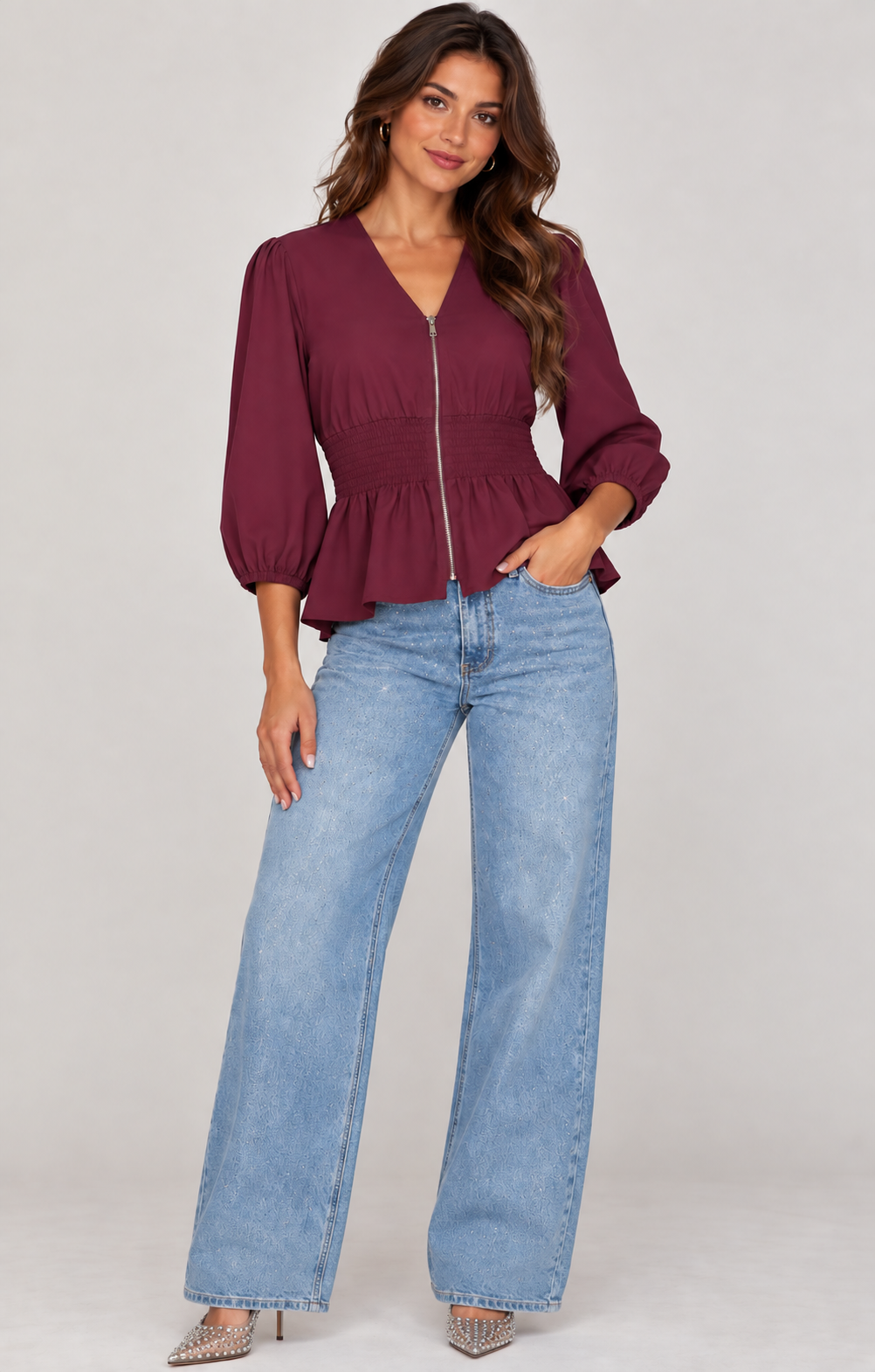 Plum Blouse