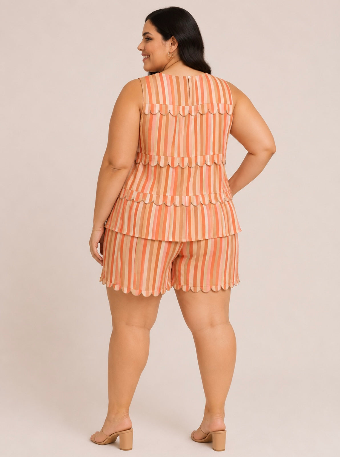 Stripe Scallop Set
