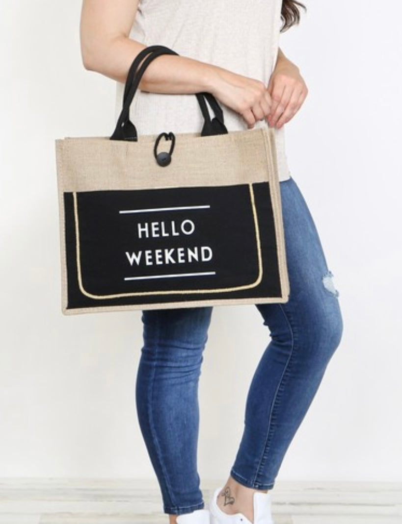 Hello Weekend Bag