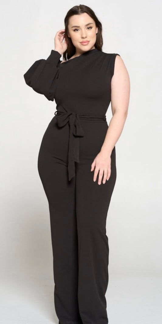 One Shoulder Jumpsuit