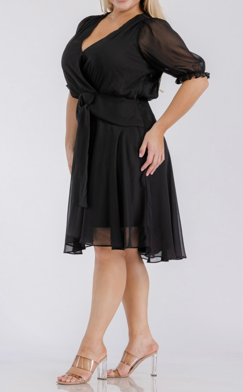 Black Sheer Dress – AREBOUTIQUE-PR