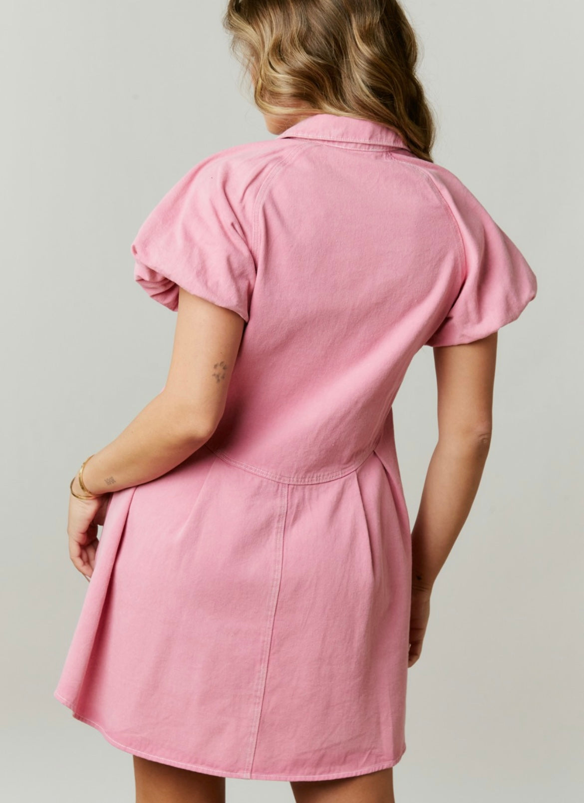 Denim Pink Dress