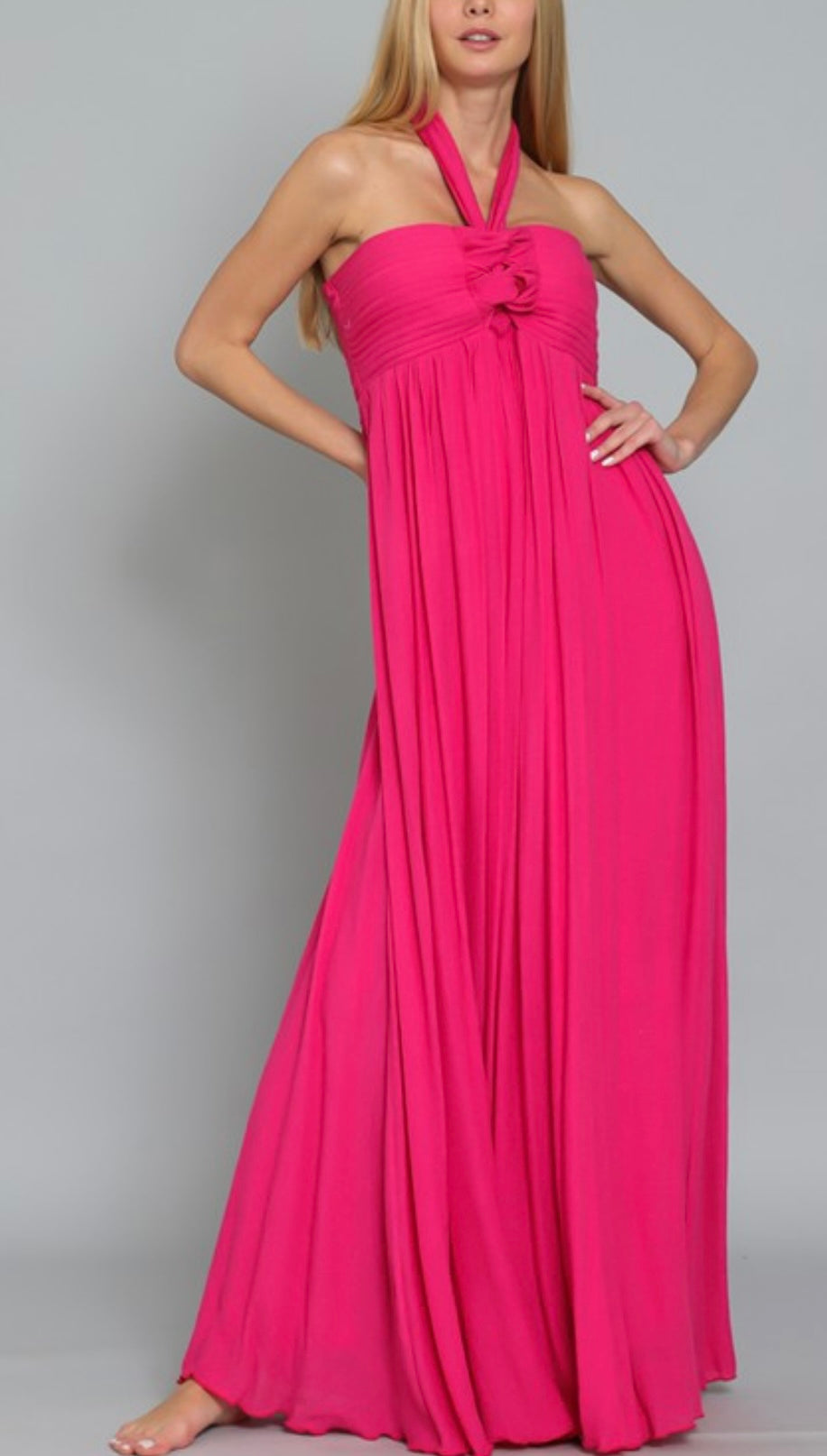 Fuchsia Maxi Dress