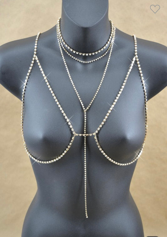 Rhinestone Bodychain