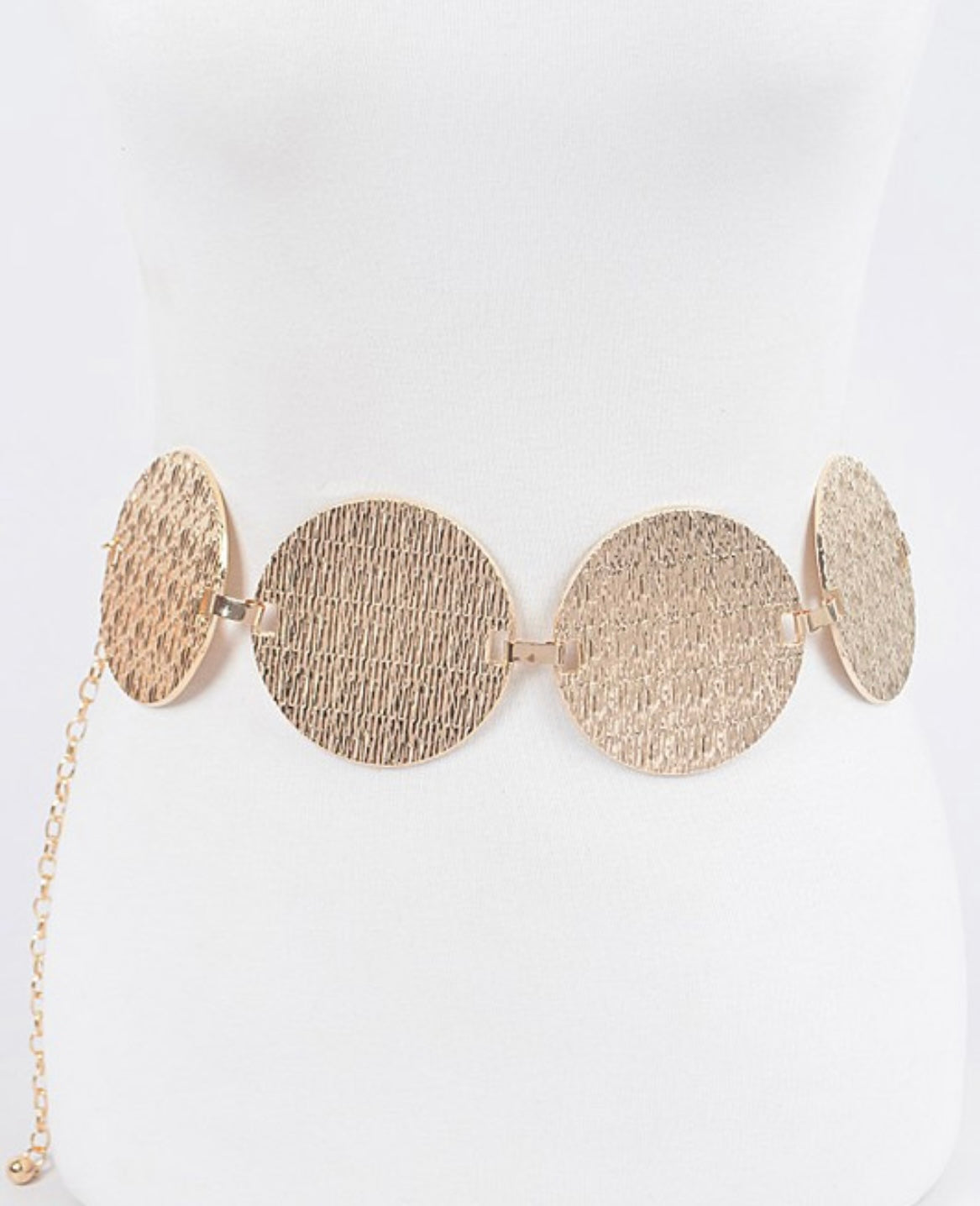 Nickel & Irion Gold Chain Belt