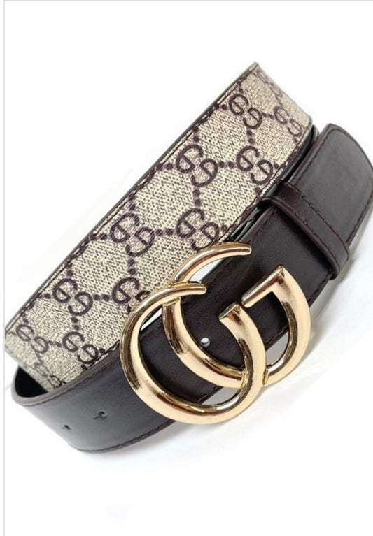 Texture CG Buckle Belt