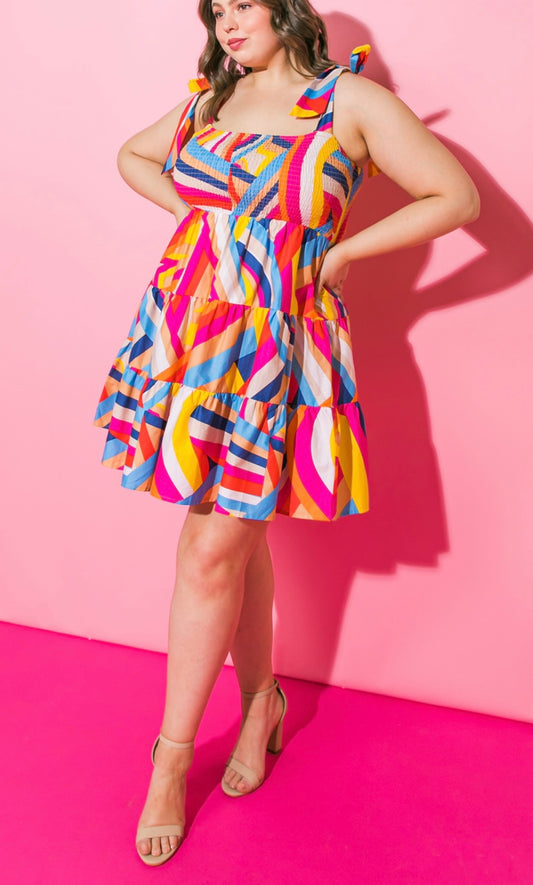 Poplin Mini Dress