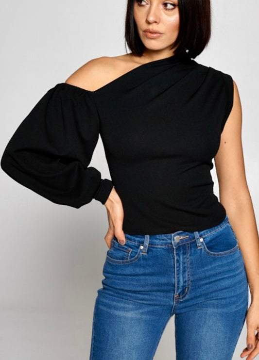 One Shoulder Casual Top