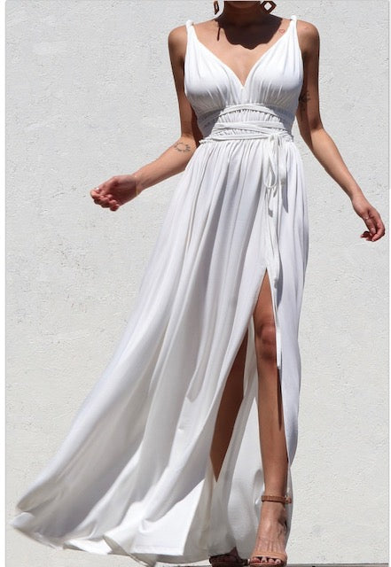 Multiway White Maxi Dress