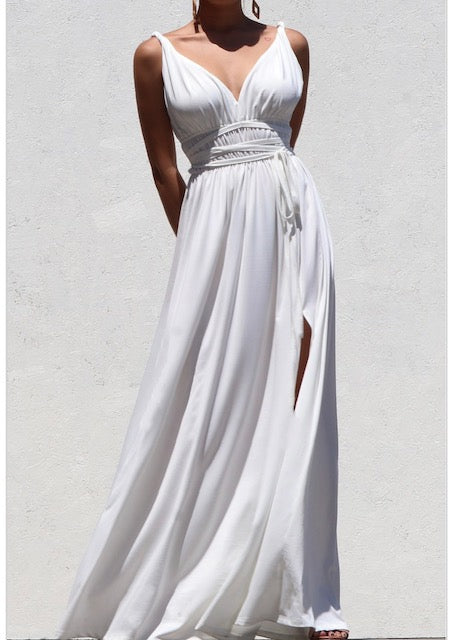 Multiway White Maxi Dress